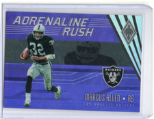 2017 Panini Phoenix Adrenaline Rush Marcus Allen #AR-10 PURPLE HOLO 47/75