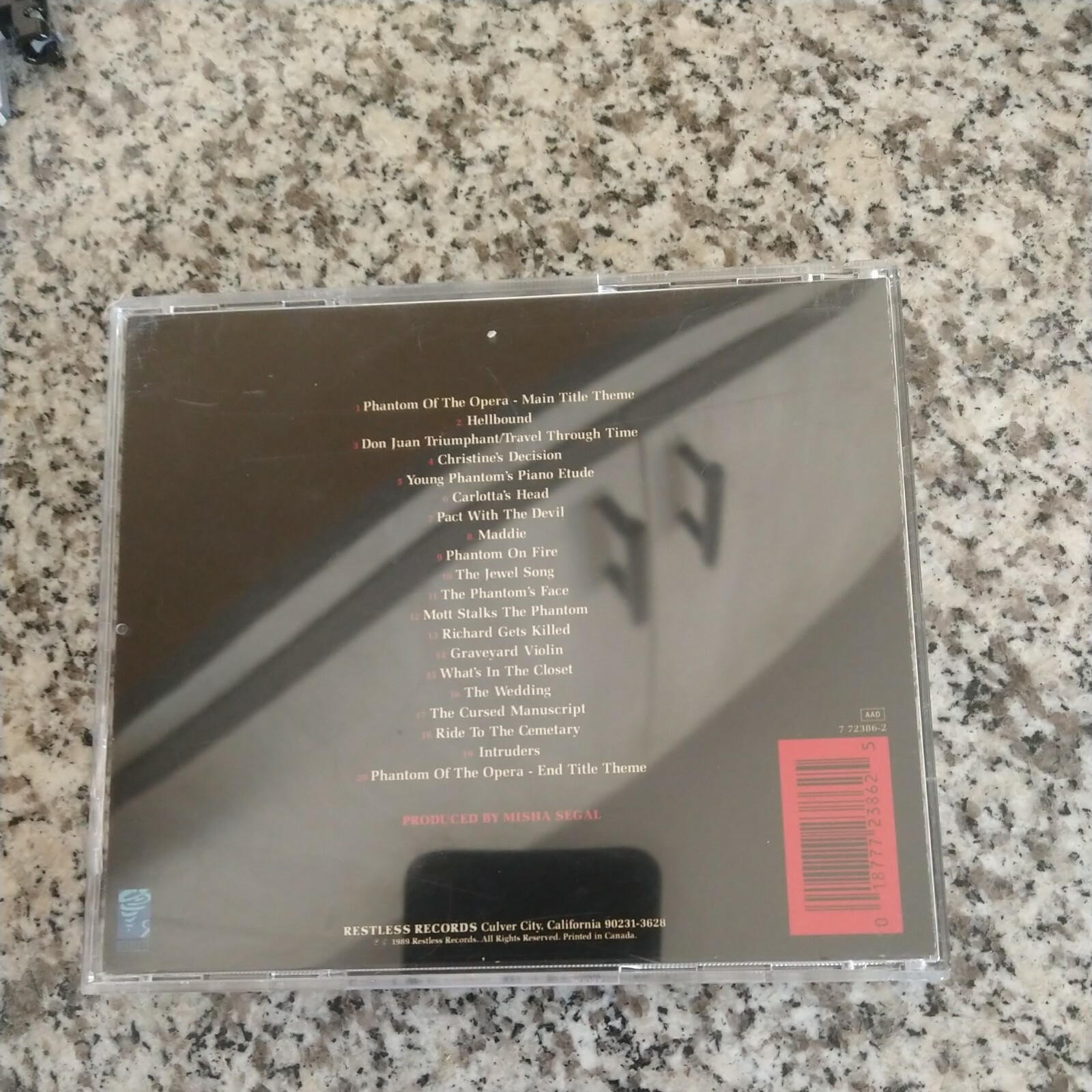 Phantom of the Opera [Restless] by Original Soundtrack (CD, Feb-1990 ...