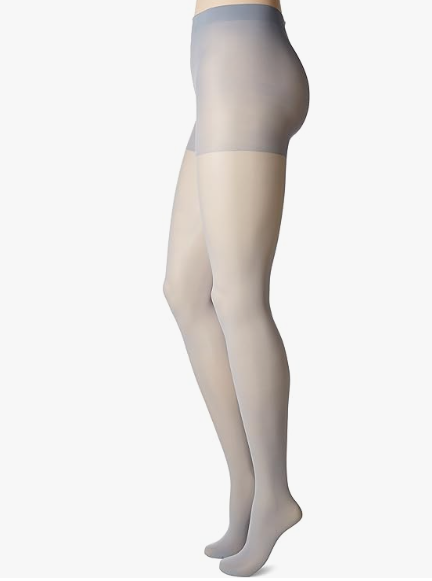 LOT OF HANES SEASONLESS CONTROL TOP TIGHTS MISSION GREY WOMEN