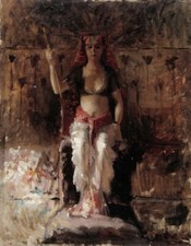high quality oil painting handpainted on canvas "Egyptian Queen "