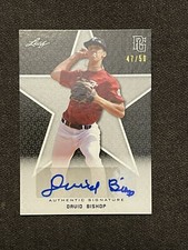 2020 Leaf Perfect Game David Bishop Auto 47/50 Black TCU