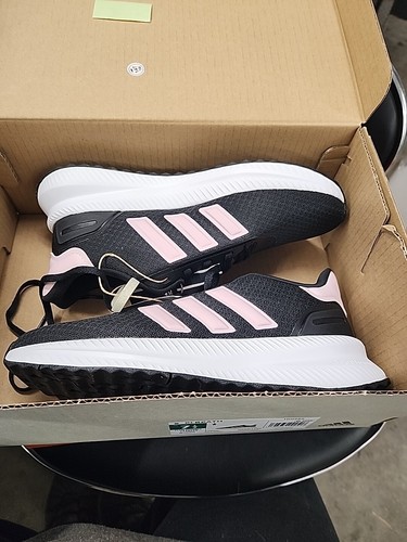 adidas Ladies' Size 7.5, X_PLR Path Sneaker Running Shoes, Black/Pink - Picture 3 of 5