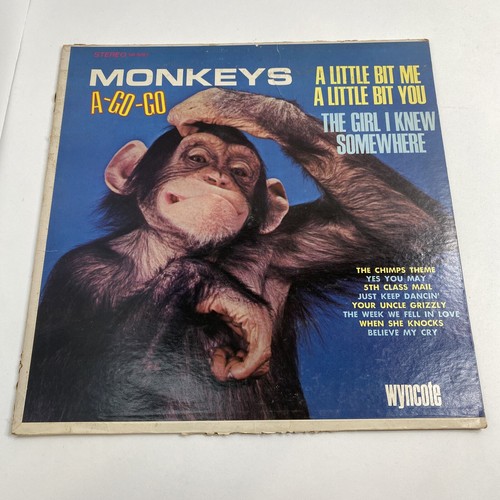 The Chimps MONKEYS A-GO-GO Wyncote 1967 Garage Rock LP RARE SW-9203