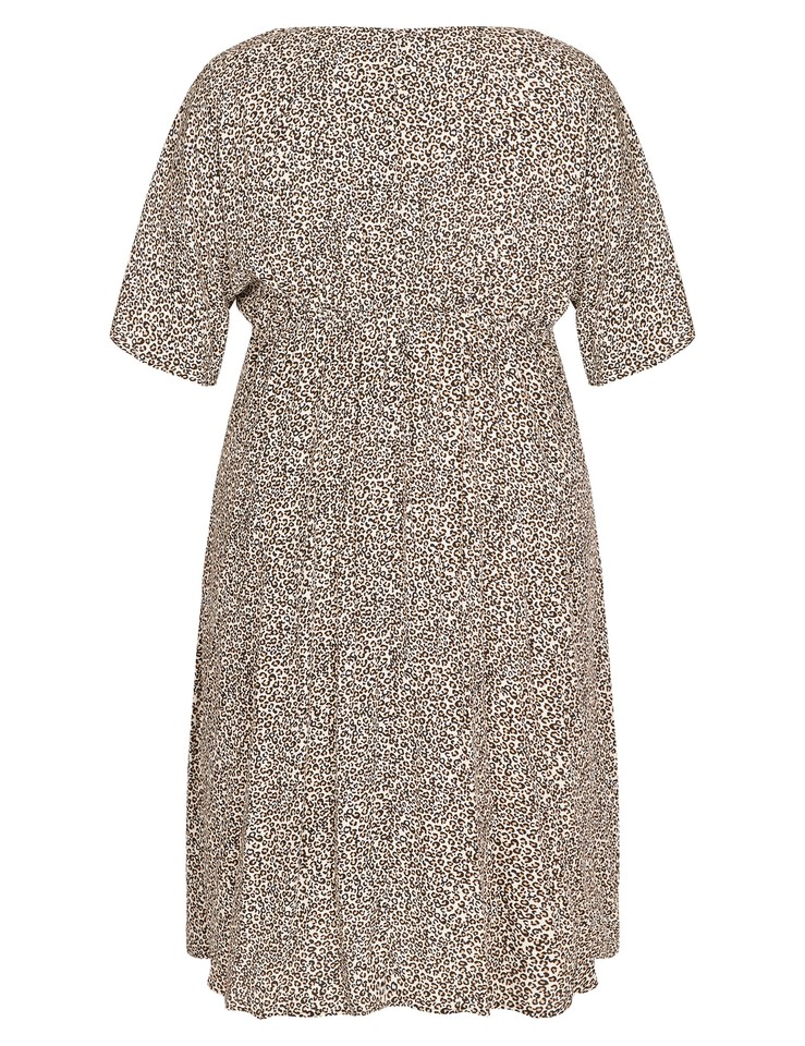 Autograph Plus Size Womens Midi Dress Black Summer Casual Work