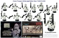 GENTLE GIANT STAR WARS REVENGE OF THE SITH WHITE CLONE TROOPER 1/6 BUST *PROMO*