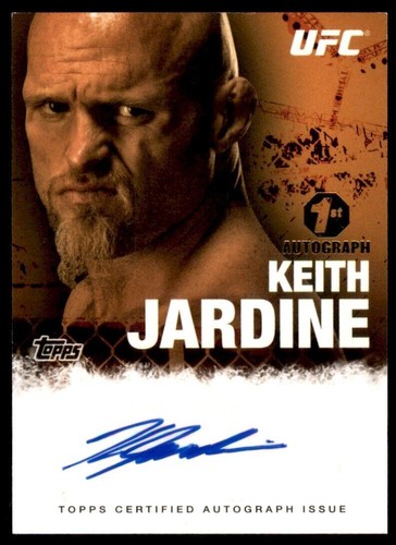 2010 Topps UFC Keith Jardine Auto 1st Auto #FA-KJ