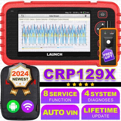 2025 Launch CRP129X OBD2 Car Scanner Engine SRS ABS SAS TPMS EPB Diagnostic Tool