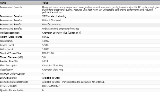 8 Spark Plugs Champion Copper Set for 2003-2006 MERCEDES-BENZ S55 AMG V8-5.5L - Image 3 of 4
