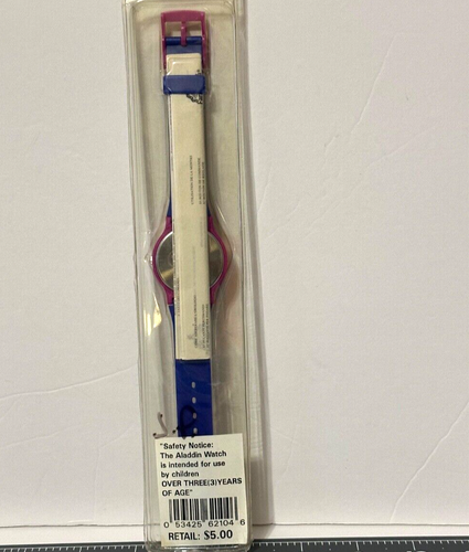 Vintage Kids Disney Aladdin & Jasmine Digital Watch (Not Tested) NIP - Picture 3 of 4