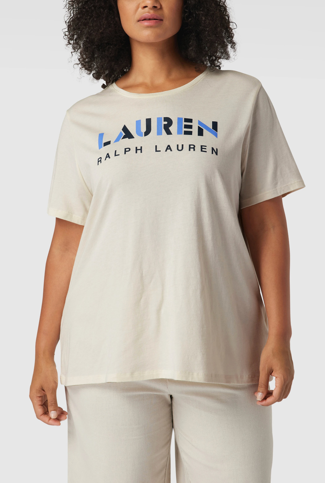 Lauren Ralph Lauren Plus Size Curve T-Shirt Top Blouse Shirt Comfort Retro 2XL image 8