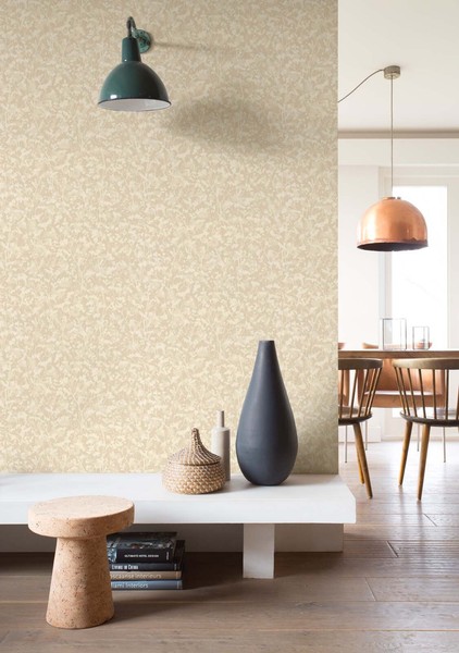 Vliestapete Rasch Blumen BläTter Floral Struktur Beige Creme 720747 (3,92€/1Qm)-image