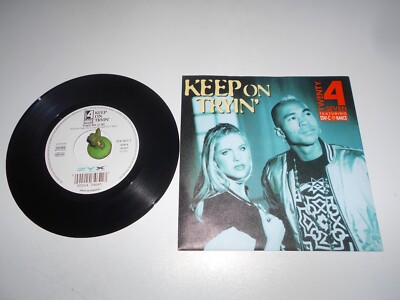 Twenty 4 Seven - Keep on Tryin (1995)  Vinyl 7` inch Single Vg +++
