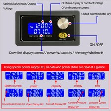 Adjustable LCD Buck Boost Converter DC 5-30V 35W with Solar Charging