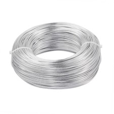 1 Roll 1.5mm Silver Aluminum Wire Crafts For DIY Jewelry Making about 100m/roll