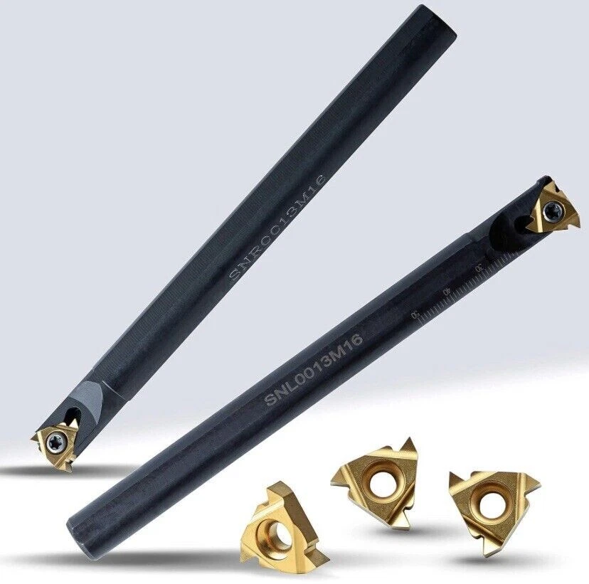 SNR0013M16+SNL0013M16 Internal Threading Tool Holder +10PC 16ER 16IR AG60 insert - Image 2 of 4