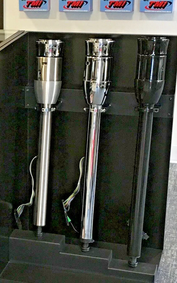 14" Black Leather & Black Steering Wheel Chevrolet Truck Any 1948 - 2002 - Image 4 of 4