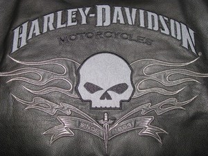 harley reflective skull