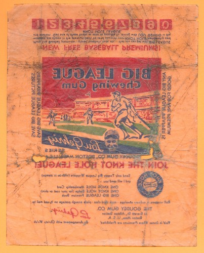 GENUINE VINTAGE 1934 GOUDEY KNOT HOLE EMPTY WAX WRAPPER AUTHENTIC/OLD MLB *TPHLC - Picture 6 of 8