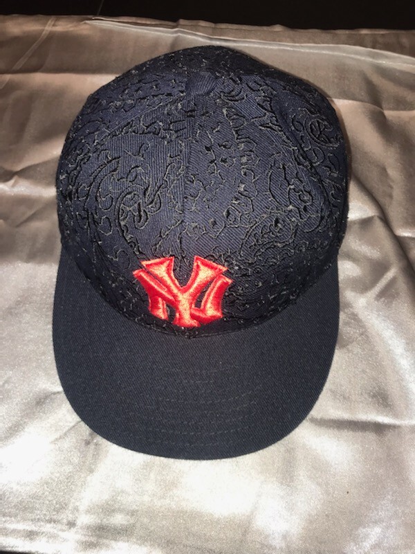 【DEAD STOCK USA製】Mitchell＆Ness Yankees 7 Vintage New York Yankees 1991 Dead Stock LOGO 7 T Shirt