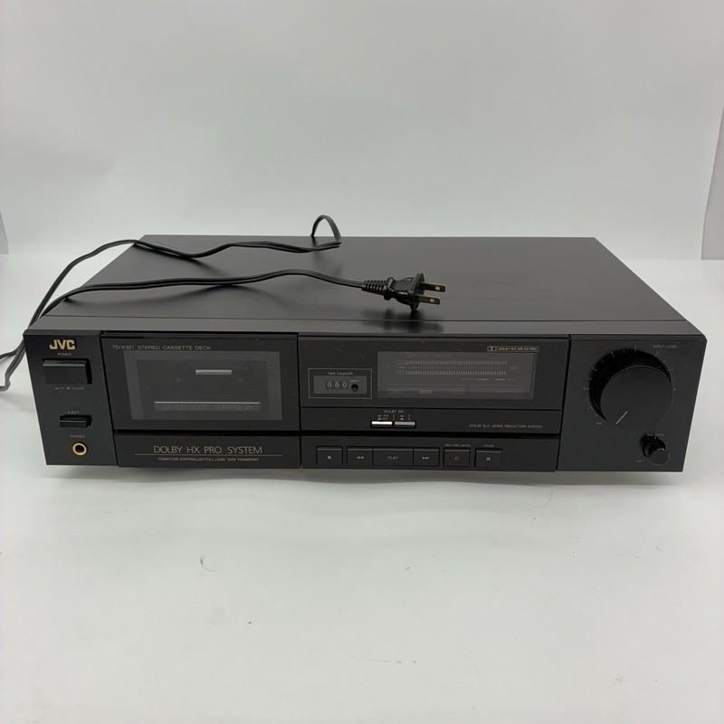 Jvc Td-x321 Stereo Cassette Deck Tested Working Condition