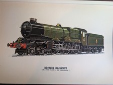 Precott Pickup Oversized Railway Postcard British Railways King George V Engine