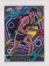 2023-24 Topps Chrome Cosmic #147 John Stockton