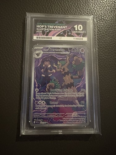 Hop's Trevenant graded ACE 10 for sale on eBay