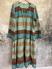 Zara Kleid Sommerkleid In Gr. M Bunt Boho Ibiza Hippie Kleid