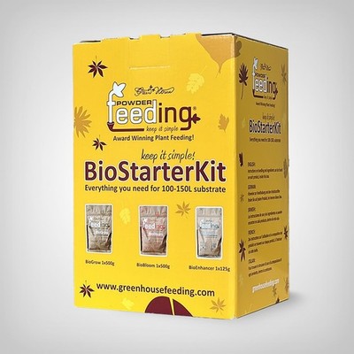 Green House Feeding Bio StarterKit Dünger - BioGrow, BioBloom + Enhancer Indoor