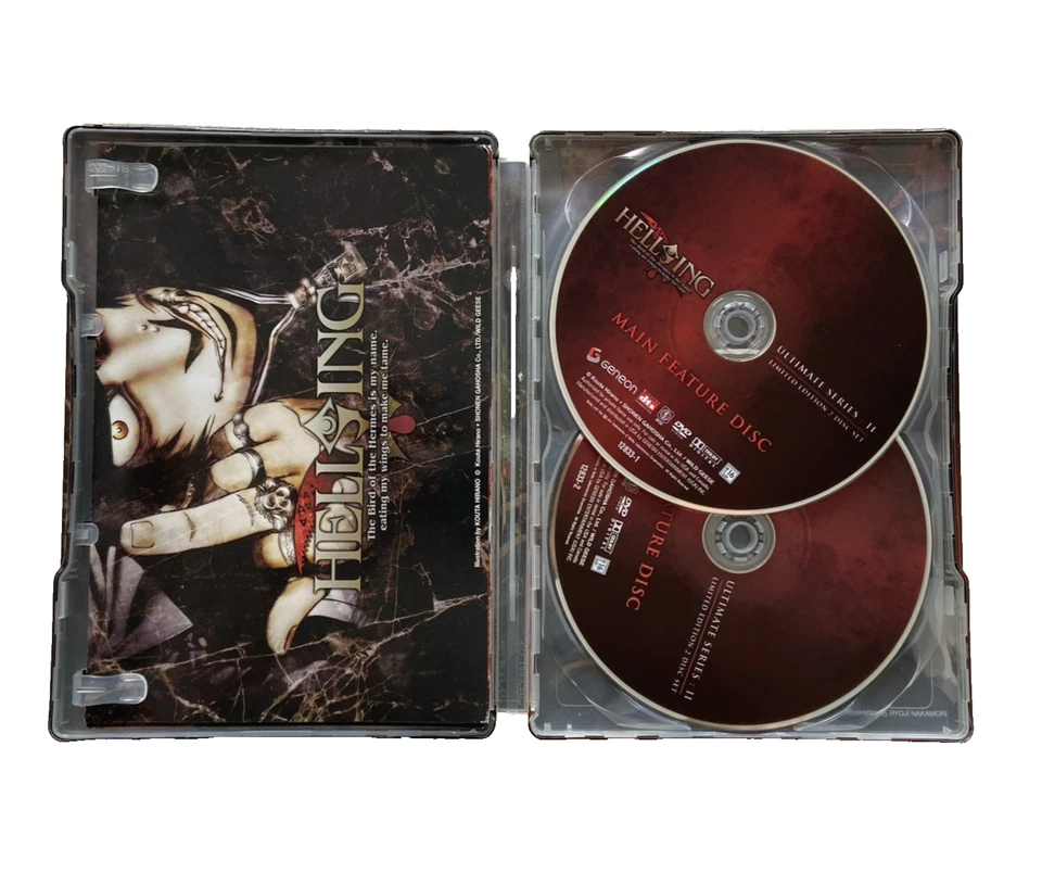 Hellsing Ultimate Series: II DVD, 2007, 2-Disc Set, Limited Edition Steelbook - Image 3 of 4