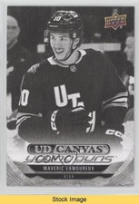 2024-25 Series 2 UD Canvas Young Guns Black & White Maveric Lamoureux READ 1e0v