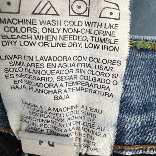 Wrangler Retro Jeans Mens 31x32 (32x32 ACTUAL) Slim Straight Denim Faded Wash - Picture 8 of 10