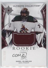 2021 Upper Deck Ultimate Collection Rookies Jersey /699 Karel Vejmelka #159 0il7