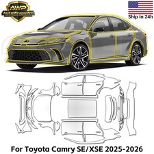 Toyota Camry 2025-up Full Car Precut Paint Protection Film Gloss Clear Bra Ppf