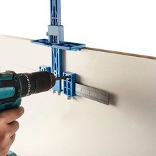 Kitchen Wardrobe Door Handle jig Punch Locator Drill Guide Woodworking Tools