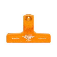 Hightide Penco Clampy Plastic Clip Clear Orange Stationery Office New Japan