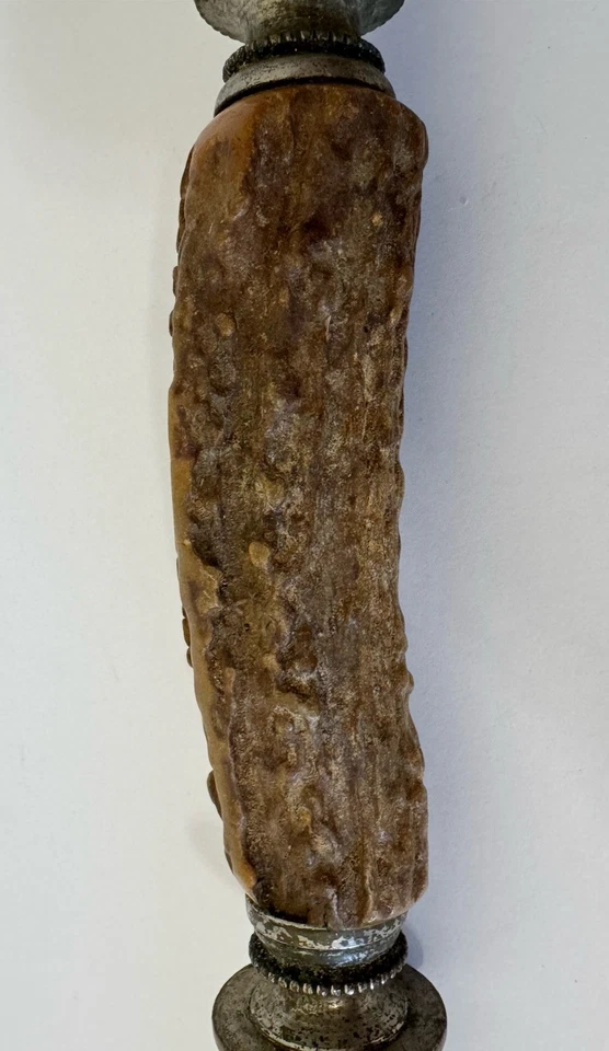 Antique F. Dick Germany Antler Sharpening Steel Sharpener Knife Vintage Rustic - Image 3 of 4