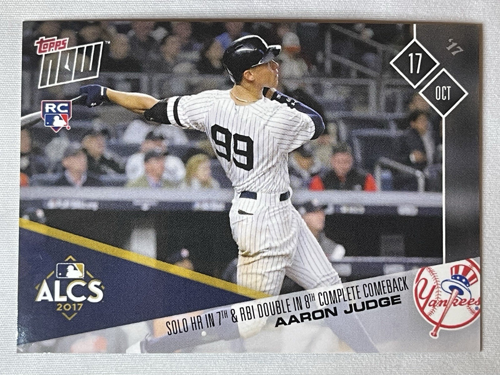 Aaron Judge RC 2017 Topps Now Topps Online Exclusive ALCS /2575 #776 Rookie Card