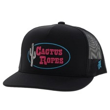 Hooey Black Pink Blue Cactus Ropes - Hats Cap - Cr113