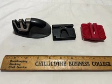 lot of 3 knife sharpeners Normark, Edgeware & Fiskars free shipping