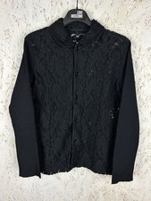 90s Comme Des Garcons 1999 Lace Archive Button Up Shirt