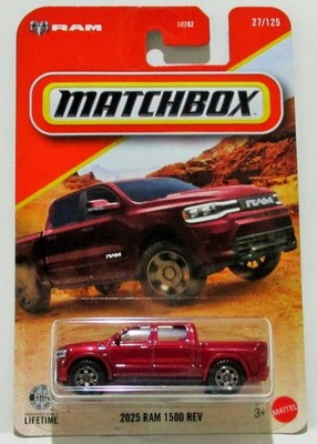 Matchbox 2026 basic series 2025 ram 1500 REV red #27 / 125