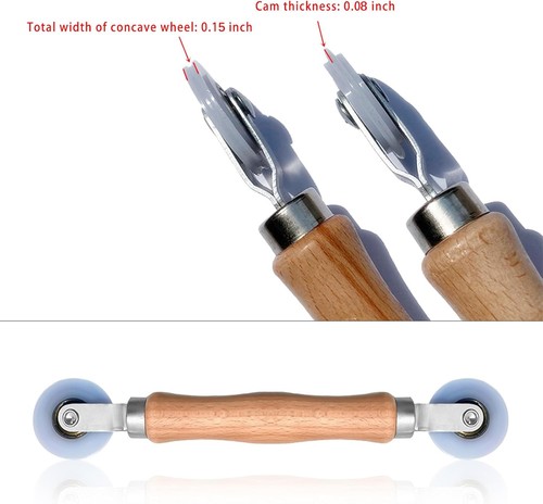 BAYTORY 3Pcs Screen Tool, Window Spline Roller Tool with Wooden... - Picture 4 of 7