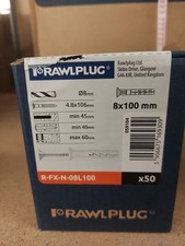 Rawplug Hammer In Fix 8 X100mm  Pack Of 50