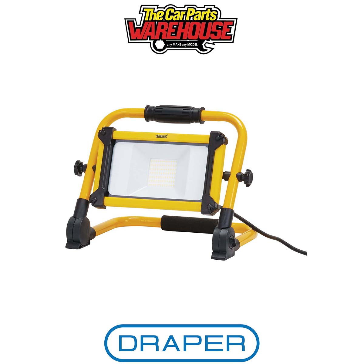 Draper 03177 230V SMD LED Folding Site Light 10W 1100 Lumens