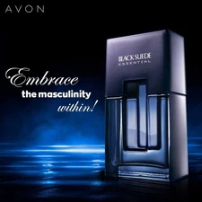 Avon BLACK SUEDE ESSENTIAL Cologne Spray For Men 3.4oz ~ NIB ~  SHIPS NEXT DAY!!