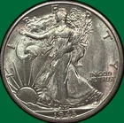 1943-S Walking Liberty Half Dollar Brilliant Uncirculated Coin Die Polish #33404