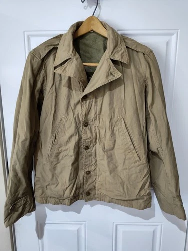 Vintage WW2 US Military Field Jacket Mens 36reg  Utility M41 1940s