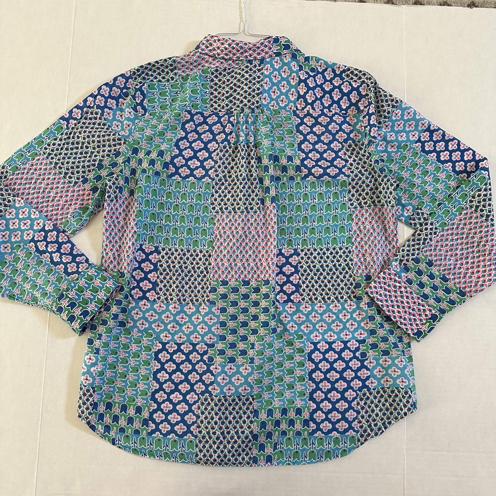 Talbots Women's Floral Patchwork Lightweight Cott… - image 10