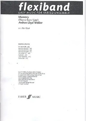 Andrew Lloyd Webber | Memory for varied ensemble score and parts Gout, Alan,...